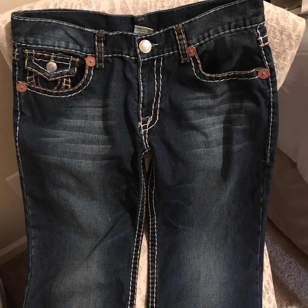 True Religion Big T Mens jeans 36 like new